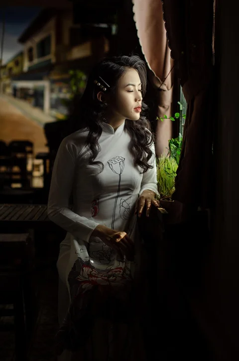 woman, ao dai, wedding, fashion