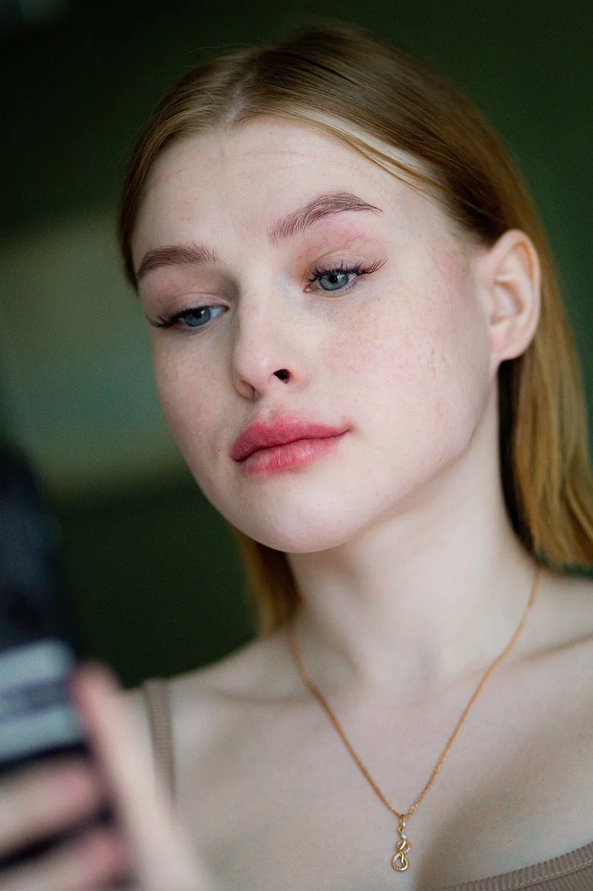 girl, portrait, natural beauty, lips