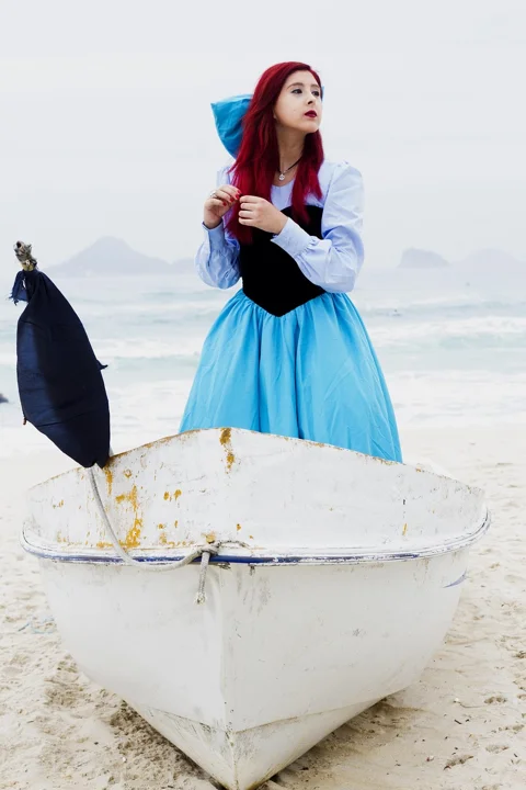 인어공주, 공주, ariel, 해변