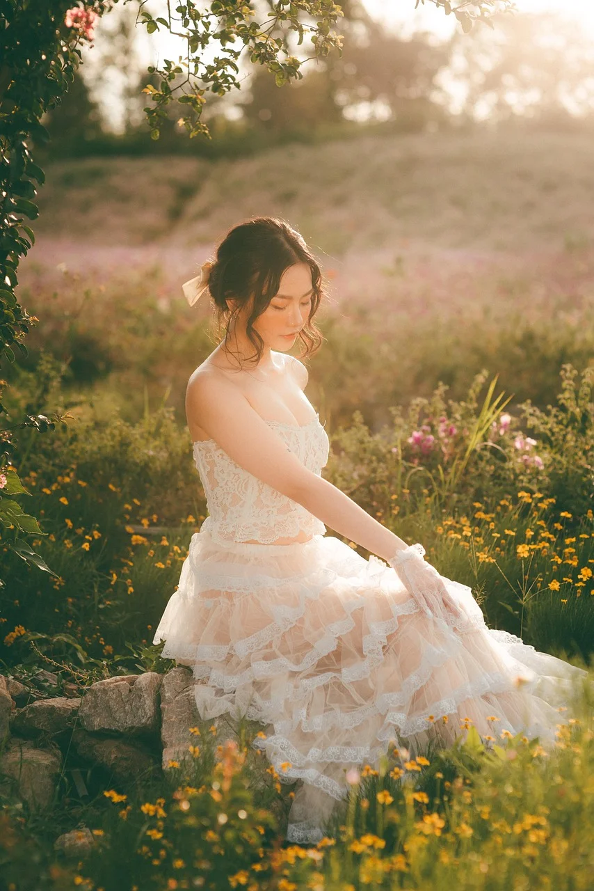 woman, portrait, ai yem, dress