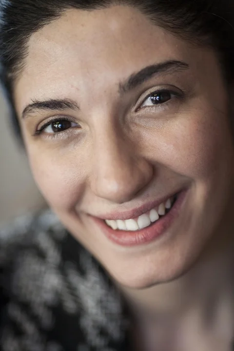to laugh, smile, portrait, woman