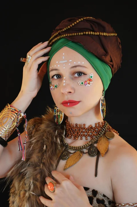 woman, national costume, african woman, costume
