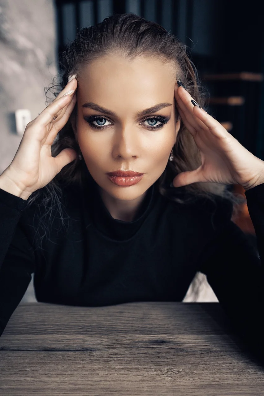 girl, beauty, portrait, makeup