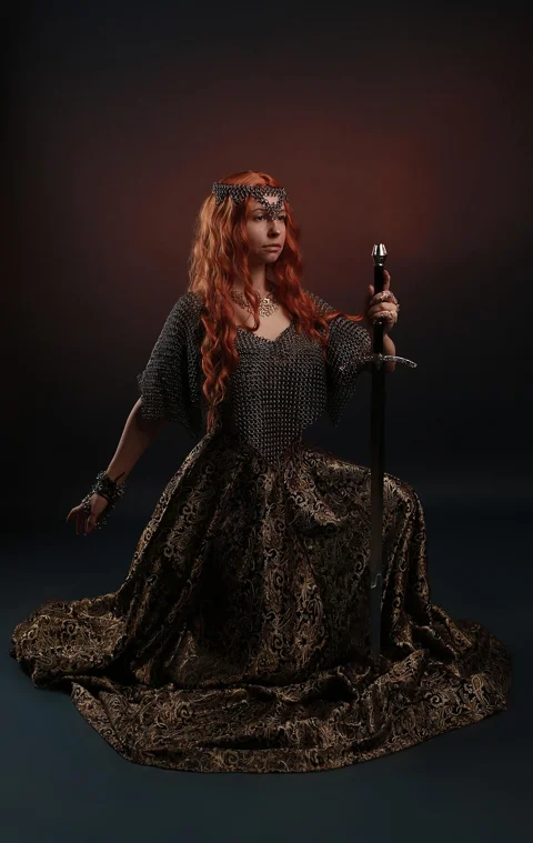 warrior, young woman, a princess, cosplay