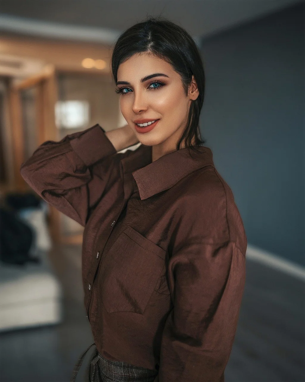 woman, model, portrait, pose