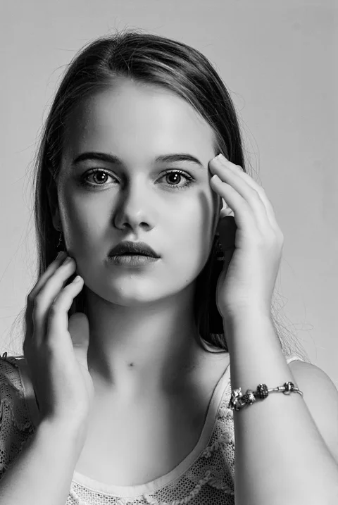 portrait, young woman, person, woman