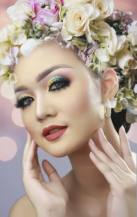 woman, beauty, model, makeup