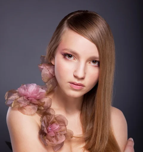 woman, portrait, young, lovely
