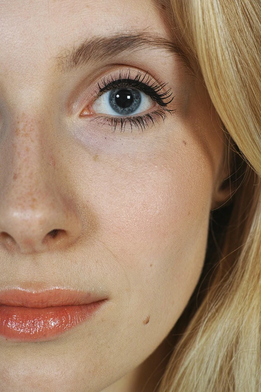 eyelash, face, lips, nose