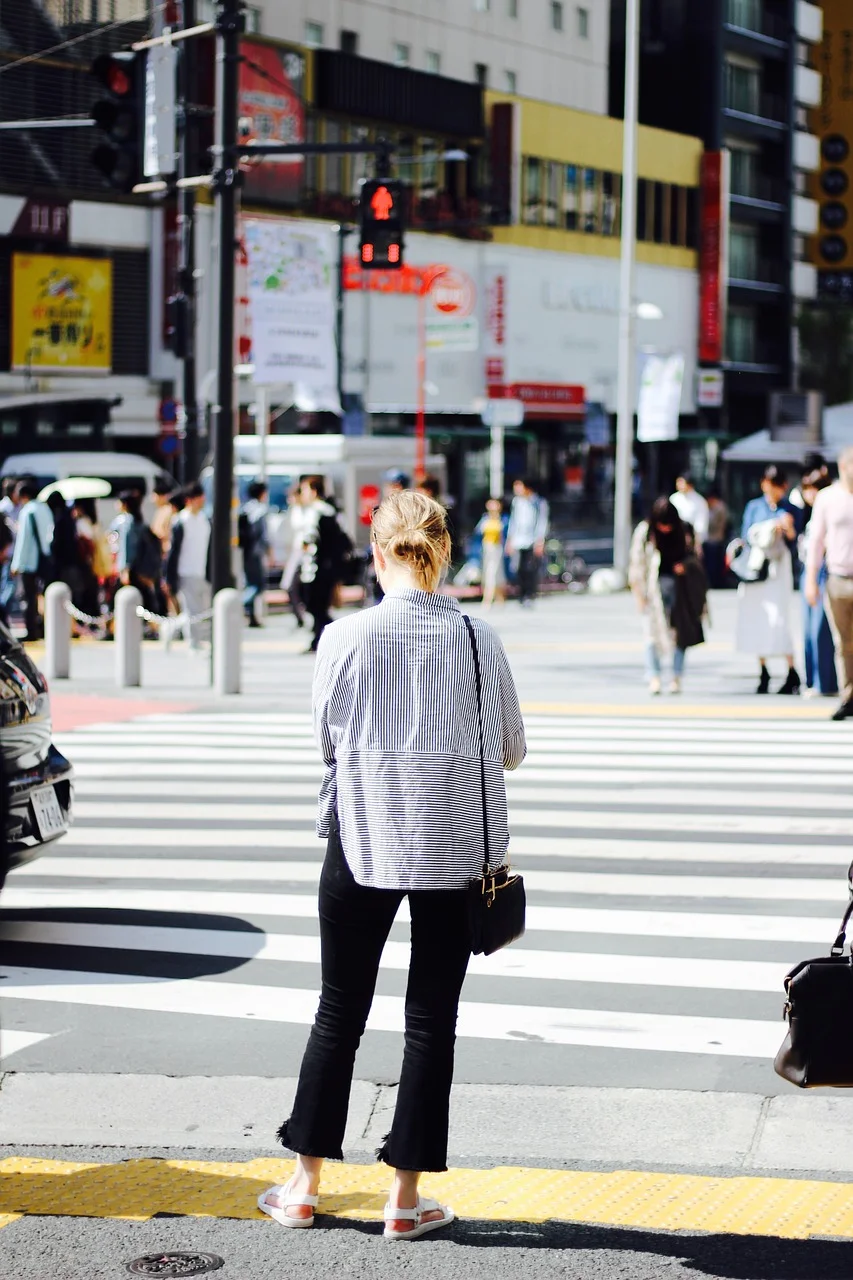 people, walking, street, pedestrian