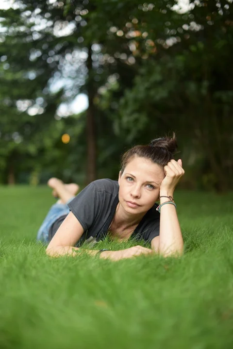 portrait, lady, female, the face