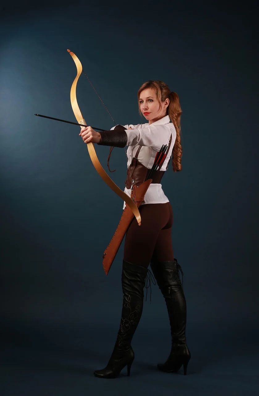 archer, fantasy, woman, cosplay