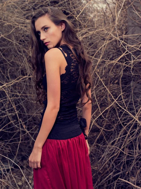 woman, model, female, field