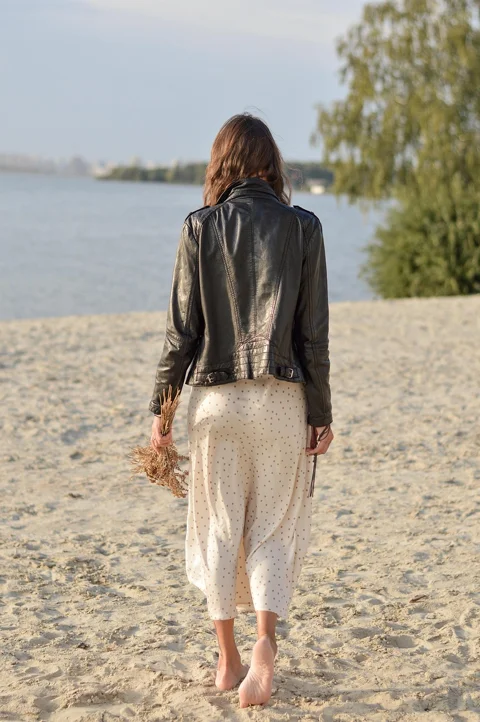 summer, beach, girl, dress