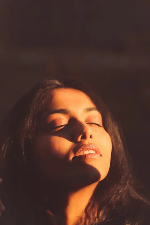 girl, face, portrait, sunlight