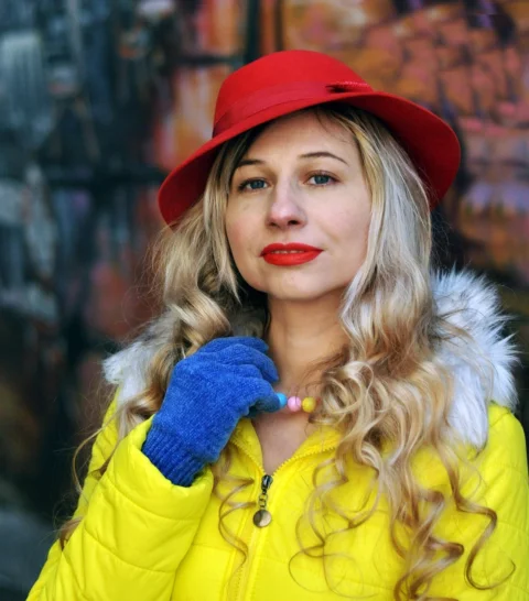 hat, red hat, retro, vintage