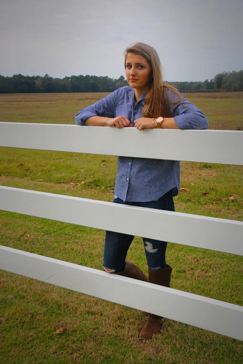 female, girl, country, outdoors