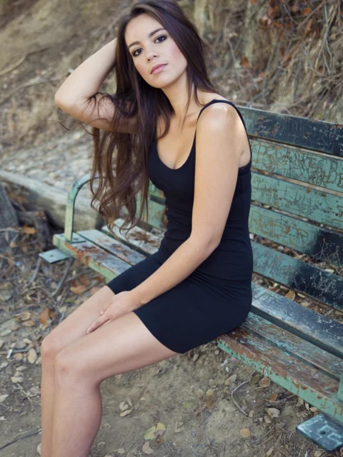 girl, woman, beautiful, black tight dress