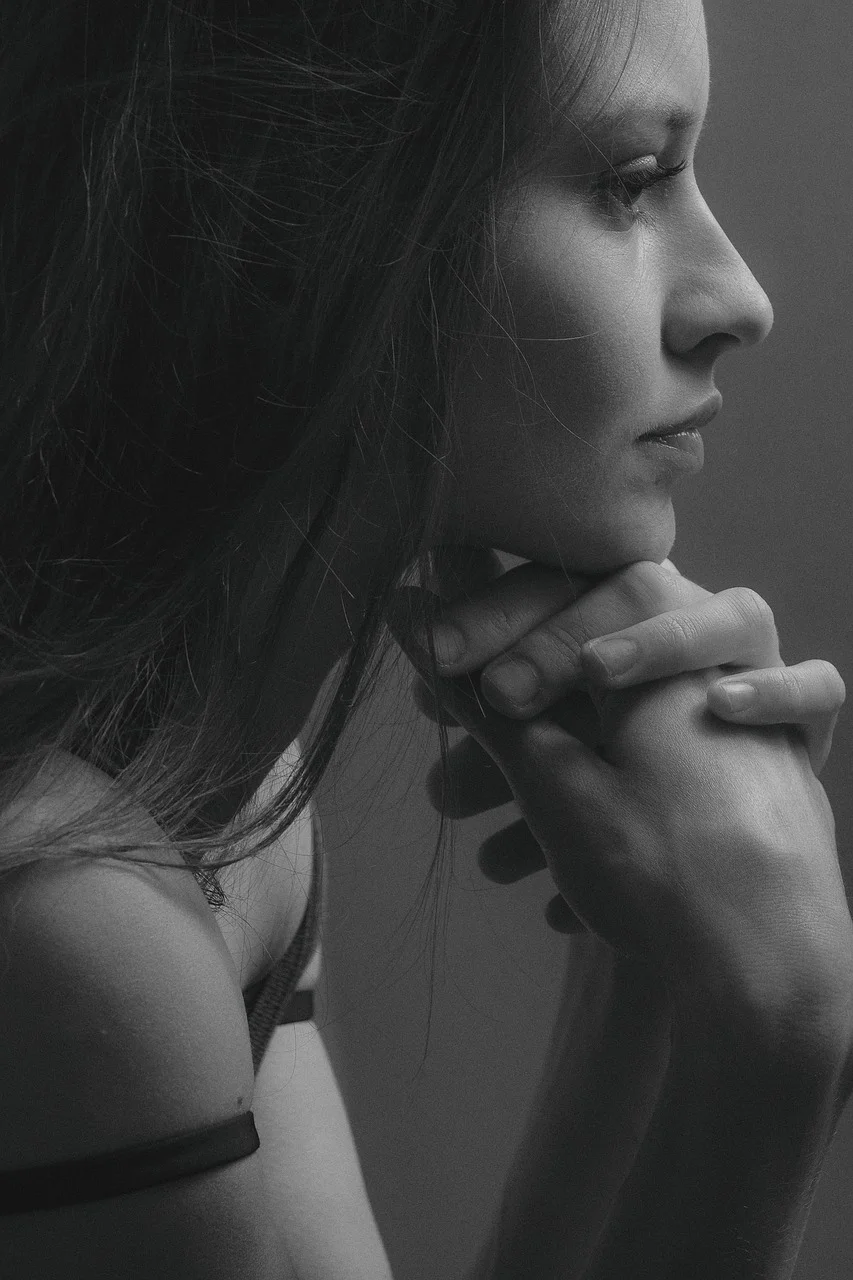 woman, beauty, monochrome, beautiful