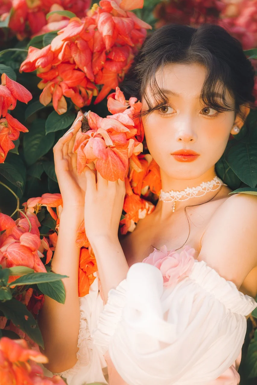 woman, bride, model, wedding dress