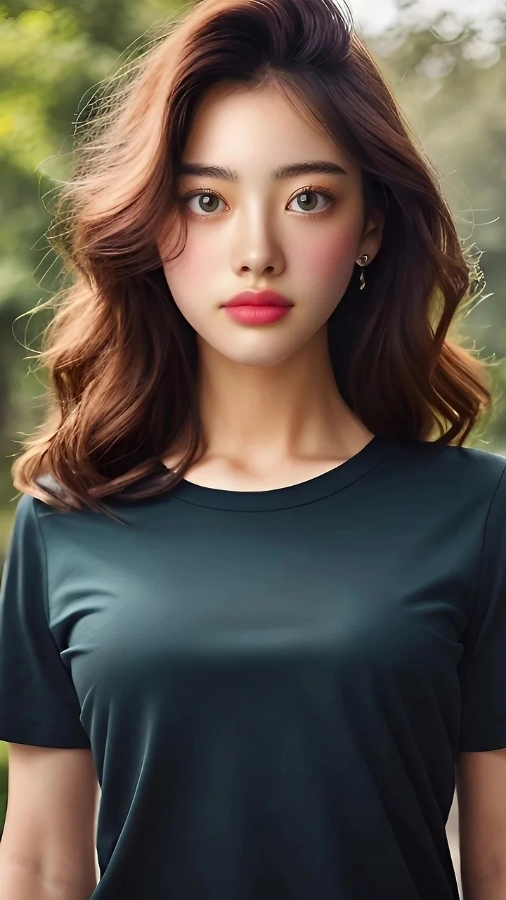 女性, 顔, 幸せ, 若い