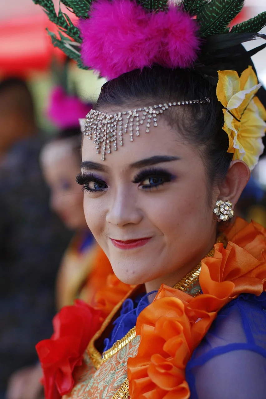 fashion, festival, portrait, woman