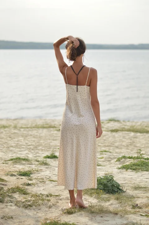 summer, beach, girl, dress