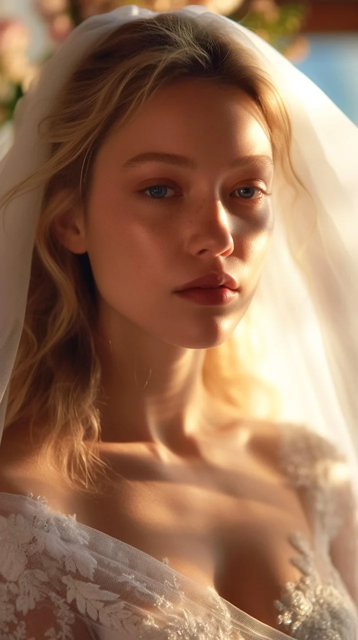 ai generated, woman, bride, wedding