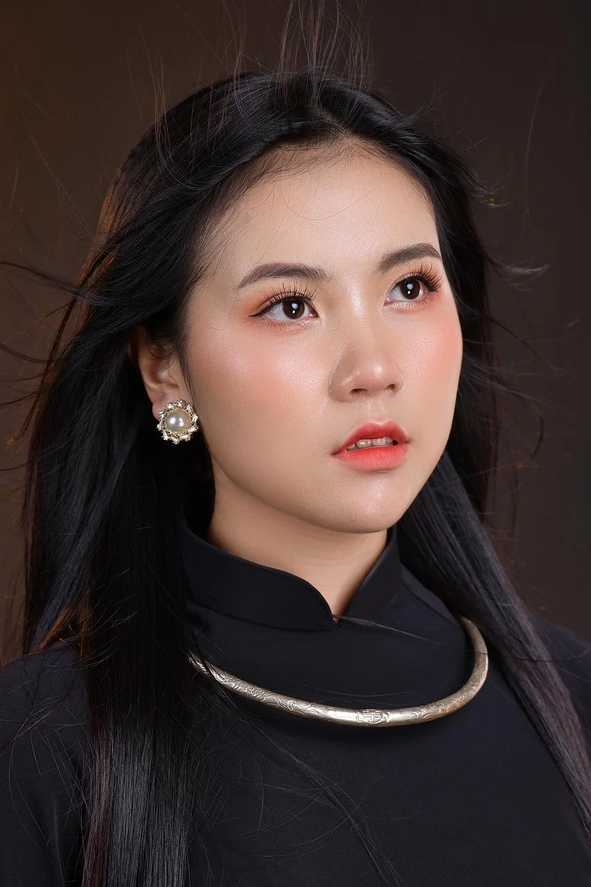 asian woman, portrait, hanoi, woman
