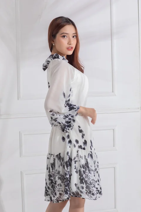 woman, model, youth, dress