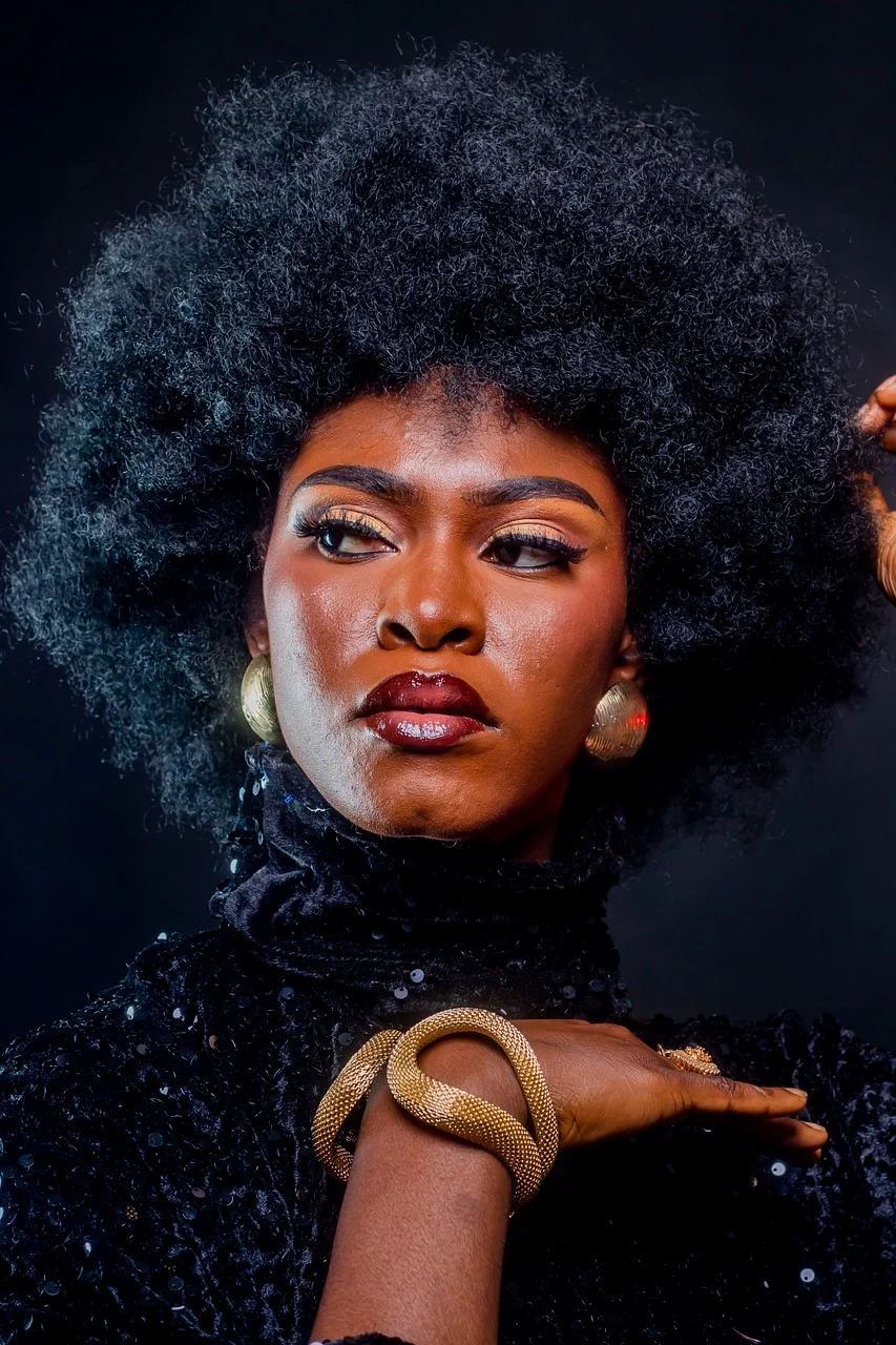 afro hair, african woman, african lady, natural hair