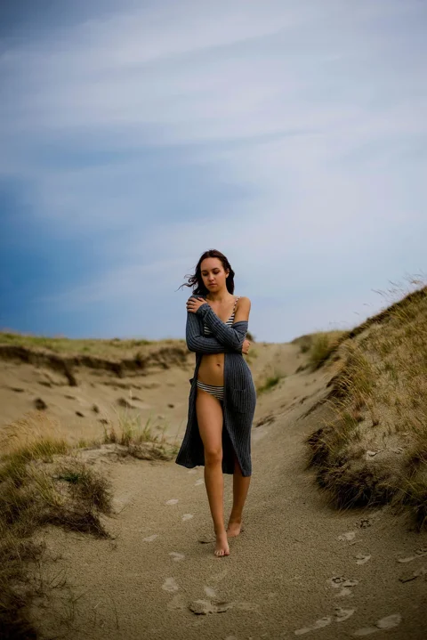 woman, beauty, outdoors, casual