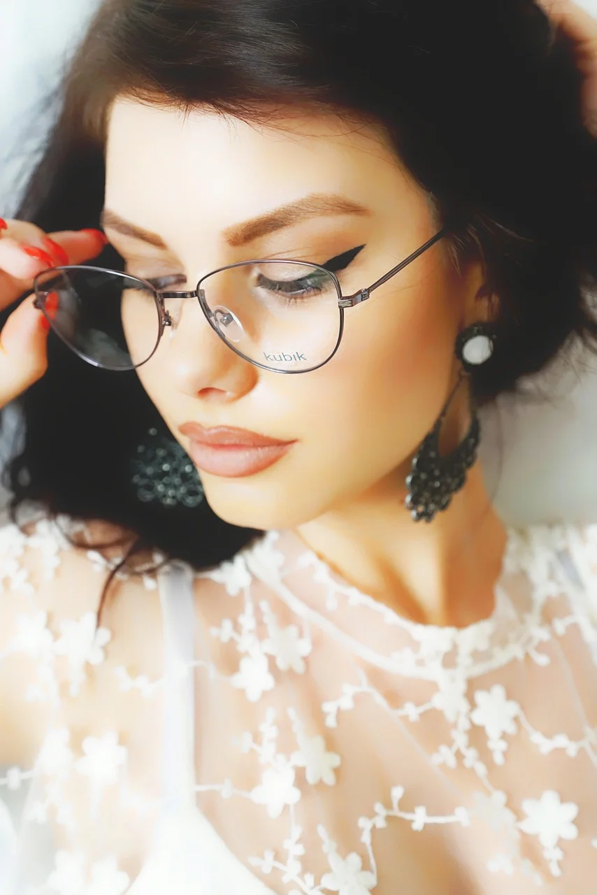 girl, cute, fashion, glasses