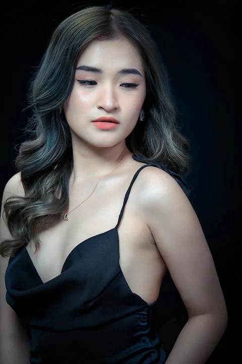face, asian, woman, model