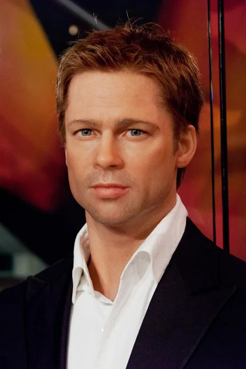 brad pitt, wax, figure, actor