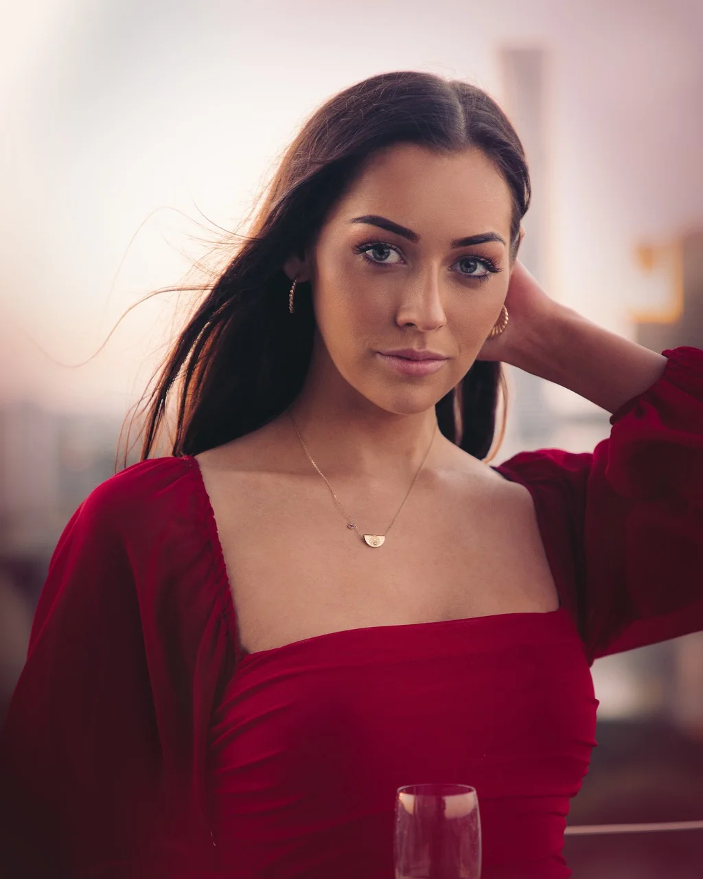 woman, beauty, portrait, fashion