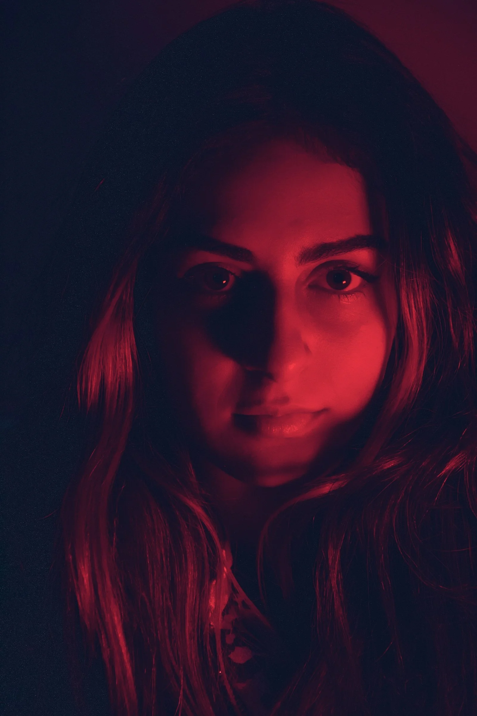 a person with red hair