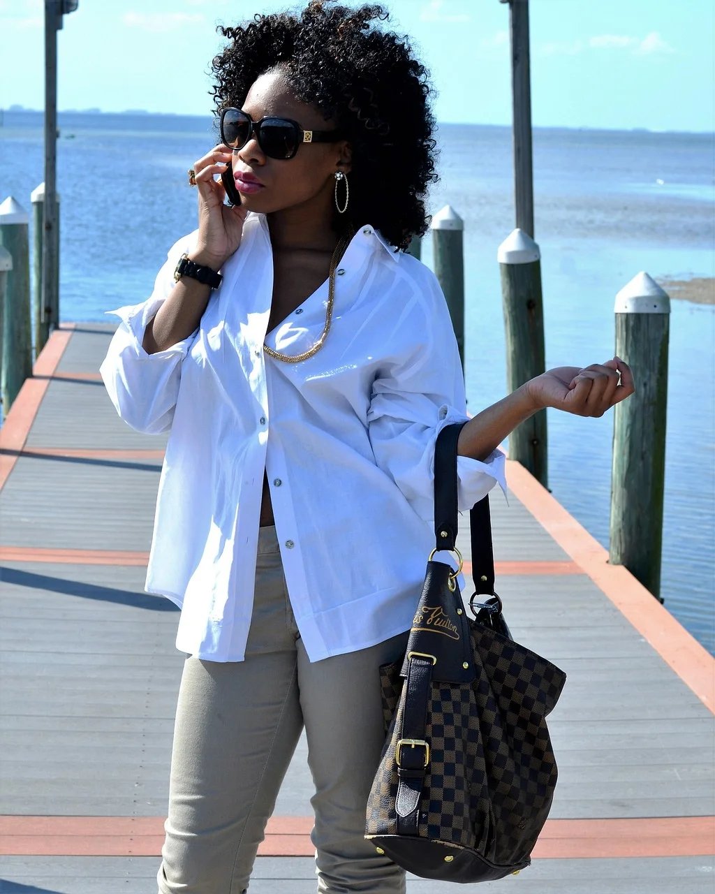 woman, phone call, fashion, beauty