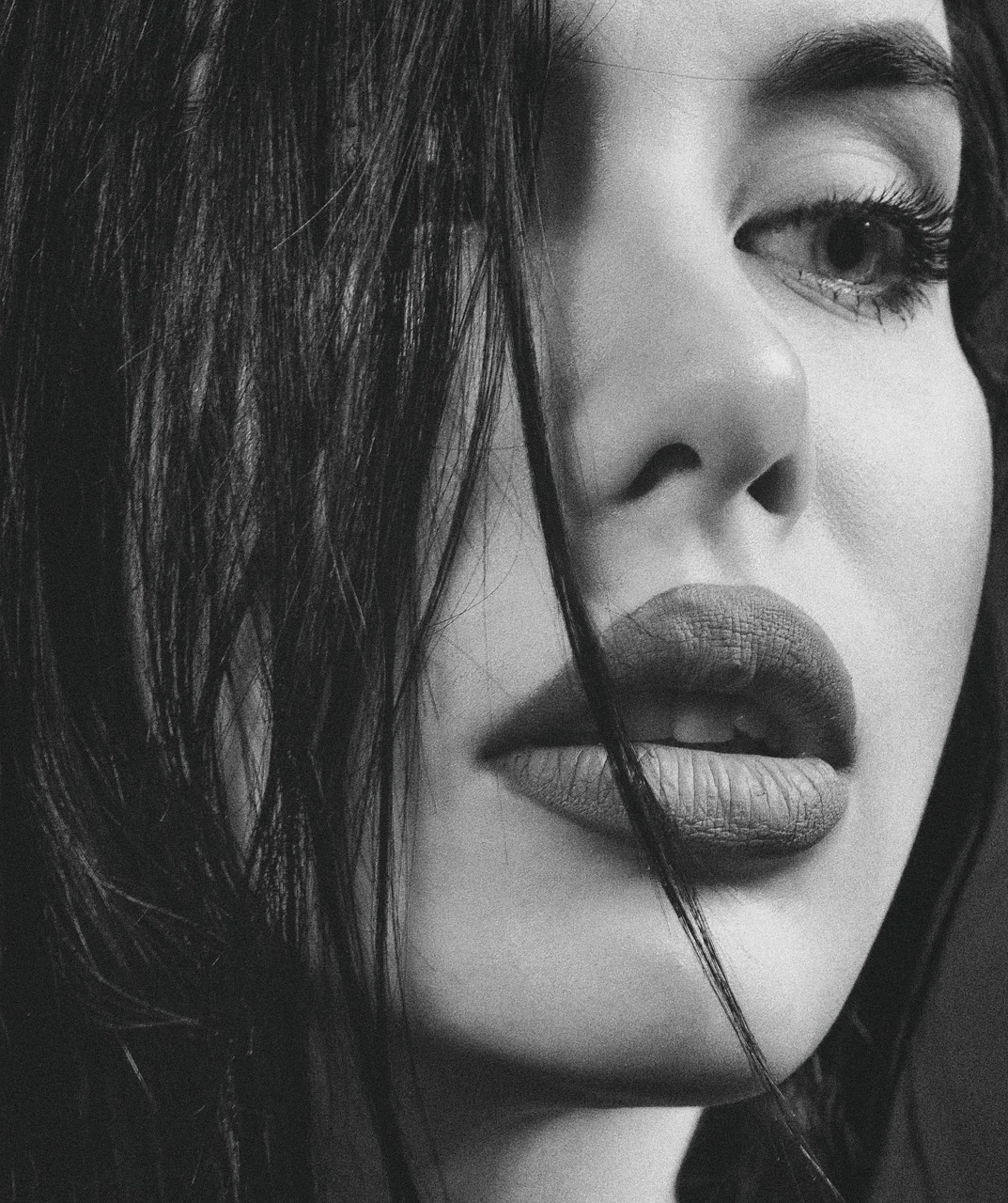 woman, model, face, look
