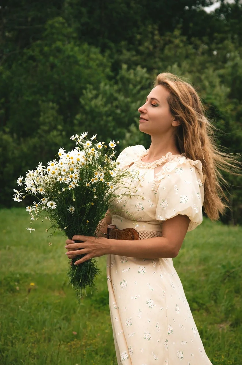 woman, summer, fashion, nature