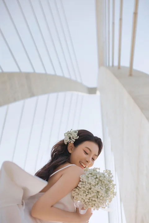 女性、新娘、婚礼、婚姻