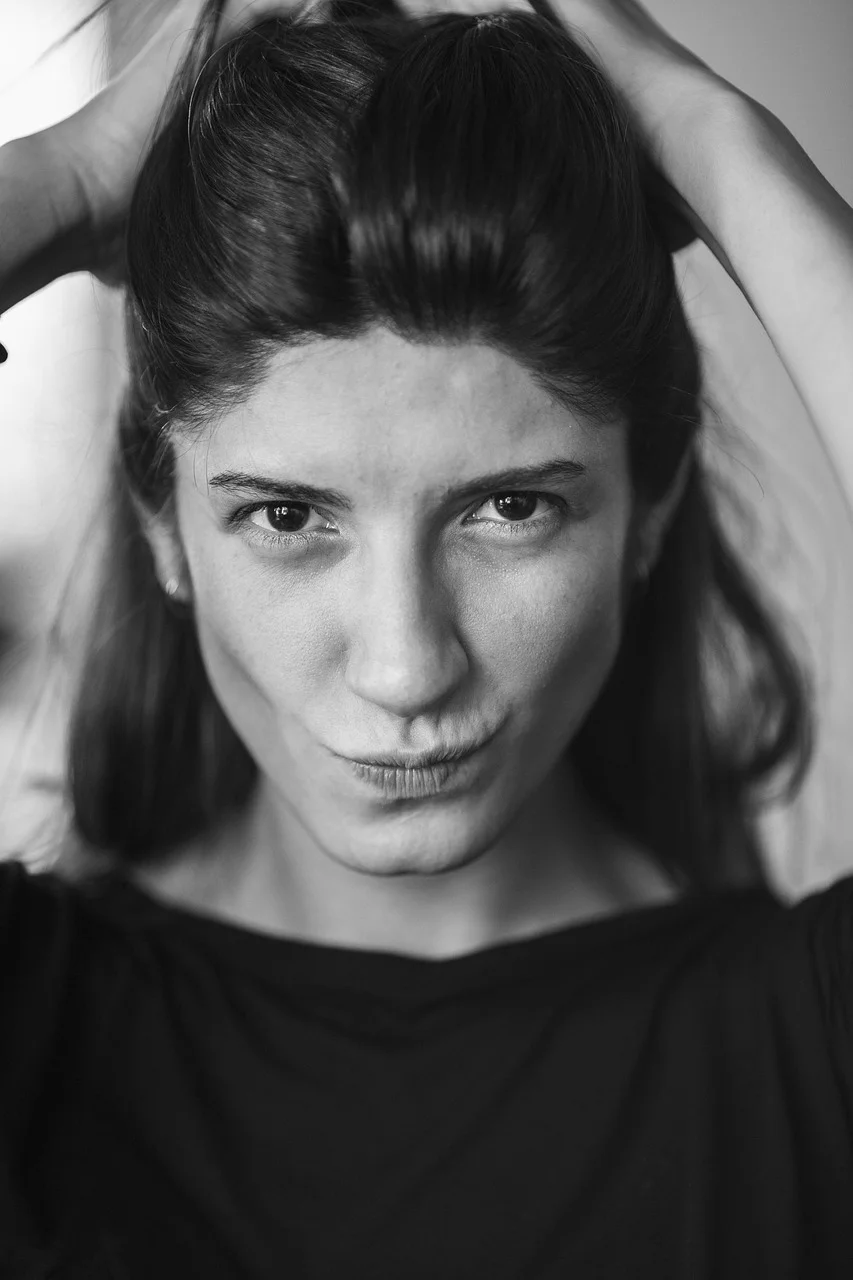 portrait, woman, beautiful, young model