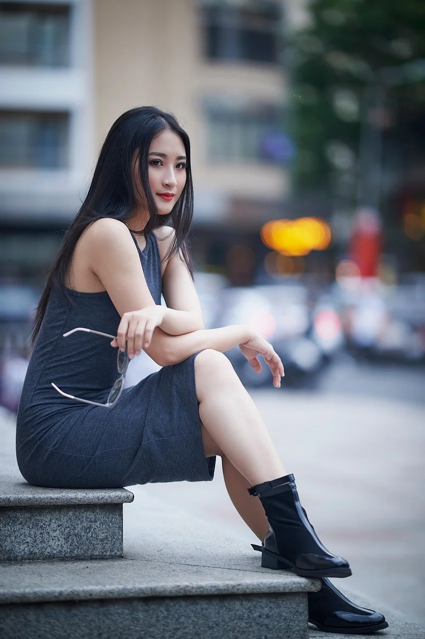 女性、モデル、ポートレート、ポーズ