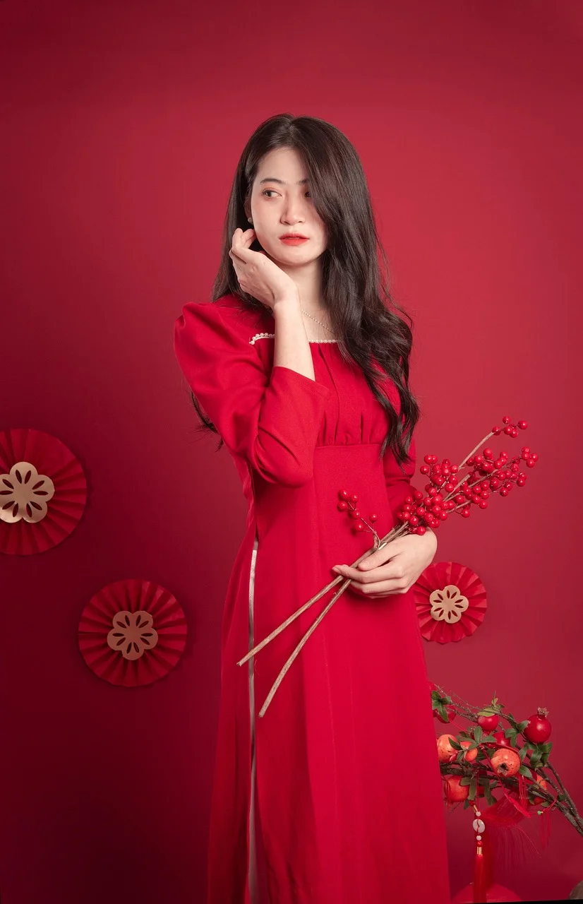 时尚, 女性, 肖像, 亚洲
