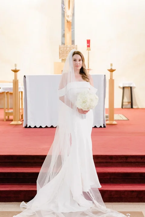 wedding, bride, woman, church