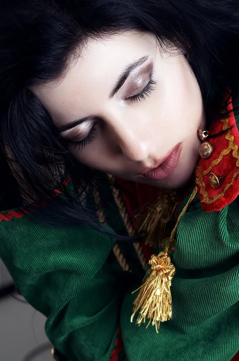 face, model, portrait, makeup