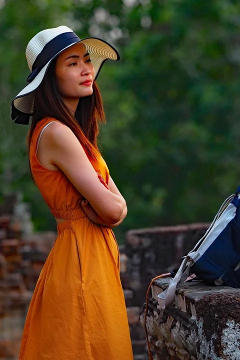 女性,模特兒,人像,帽子