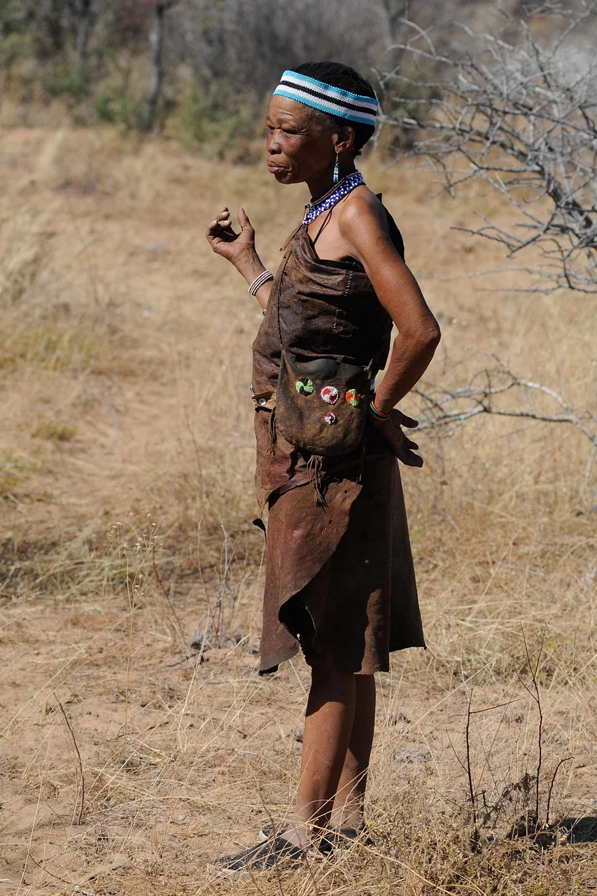 botswana, primitive people, buschman, san