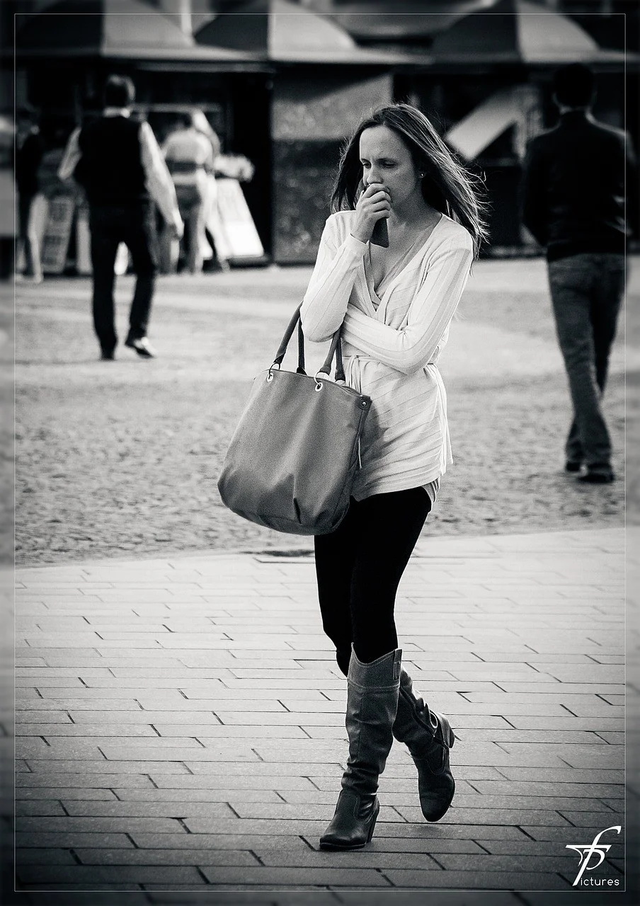 thinking, in thought, girl, woman