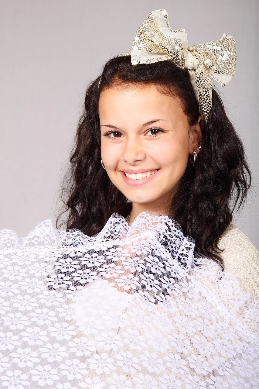 beautiful, smiling, close-up, cute